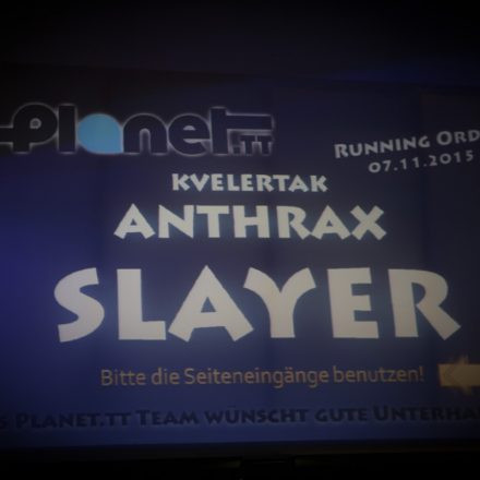 Slayer & Anthrax @ Gasometer