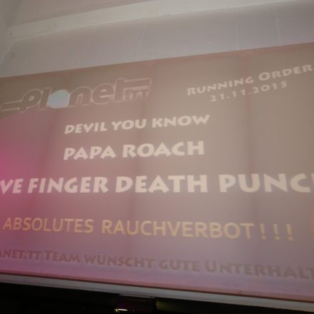 Five Finger Death Punch & Papa Roach @ Gasometer