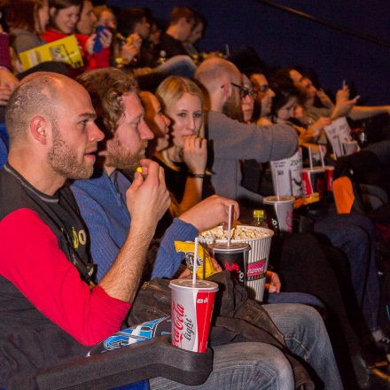 VOLUME Filmpremiere: Eddie The Eagle @ Hollywood Megaplex Gasometer