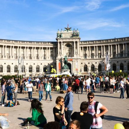 Van der Bellen presidential Rave @ Heldenplatz Wien