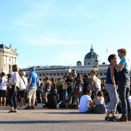 Van der Bellen presidential Rave @ Heldenplatz Wien