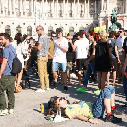 Van der Bellen presidential Rave @ Heldenplatz Wien