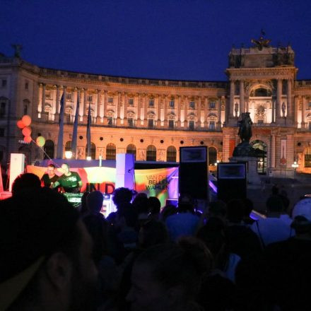 Van der Bellen presidential Rave @ Heldenplatz Wien
