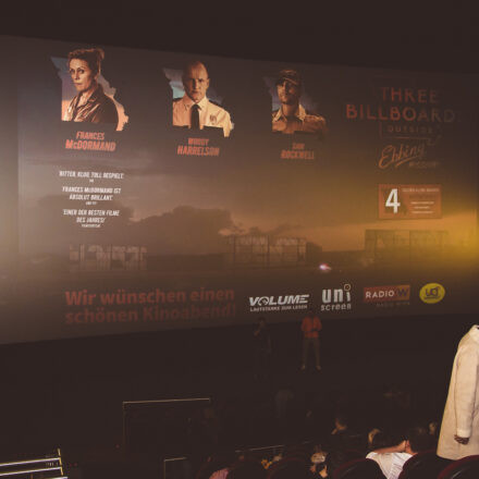 Volume Filmpremiere: Three Billboards Outside Ebbing, Missouri @ UCI Millennium City Wien