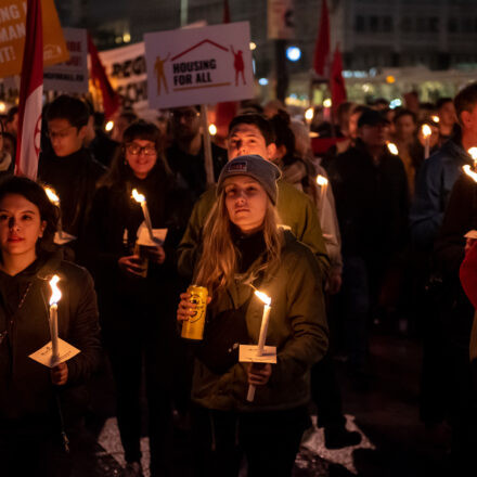 Fackelzug Demonstration: Schluss mit Rassismus! @ Opernring