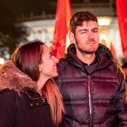 Fackelzug Demonstration: Schluss mit Rassismus! @ Opernring