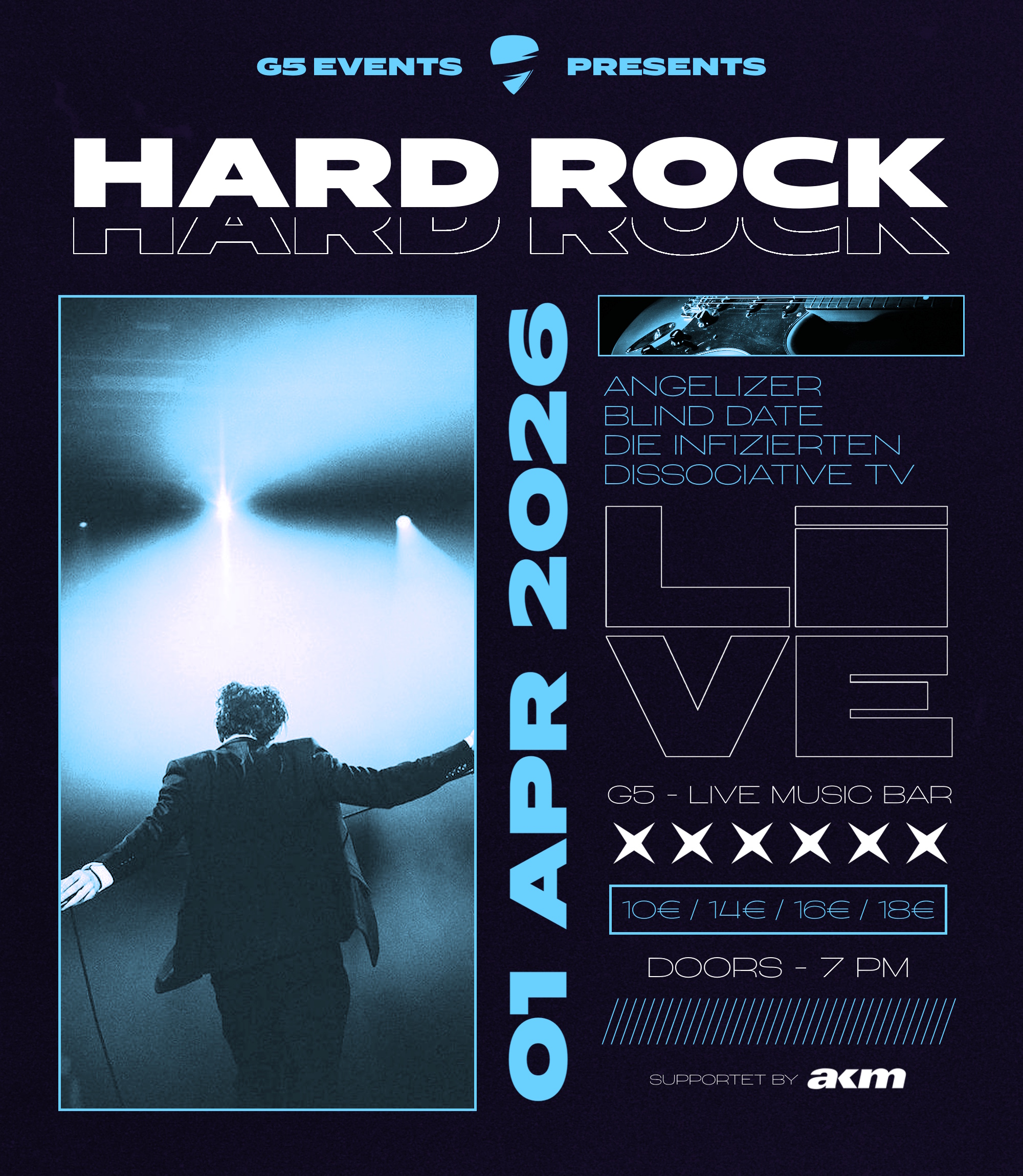 G5 Rock Night am 1. April 2026 @ G5 Live-Music-Bar.