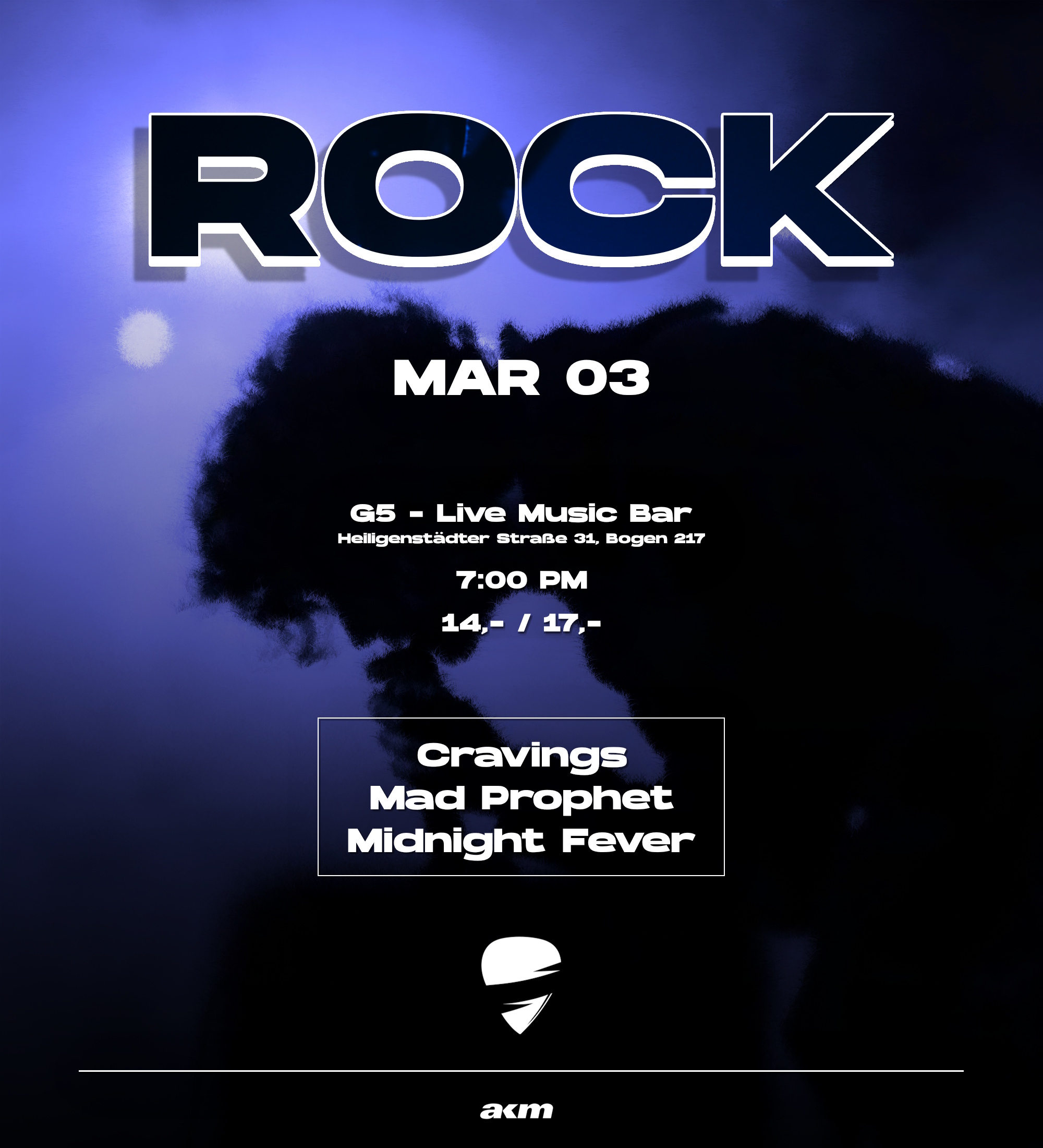 Rock Night @ G5 Bar am 3. March 2026 @ G5 Live-Music-Bar.