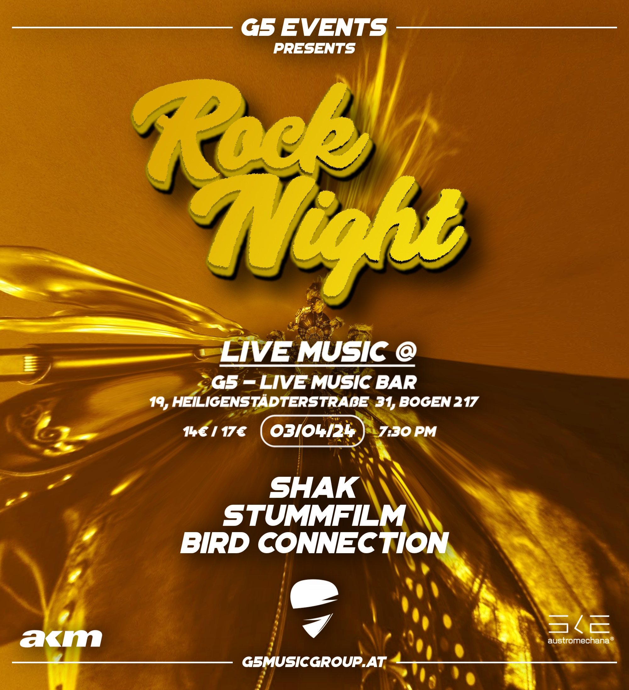Rock Night am 3. April 2024 @ G5 Live-Music-Bar. Rock Night am 3. April 2024 @ G5 Live-Music-Bar.
