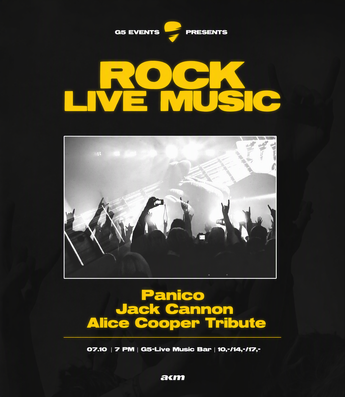 Rock Night am 7. October 2026 @ G5 Live-Music-Bar.