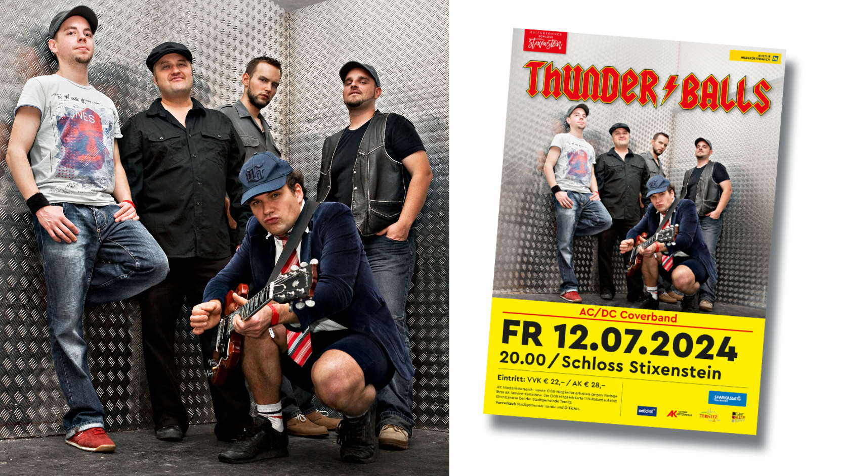 Thunderballs am 12. July 2024 @ Schloss Stixenstein. Thunderballs am 12. July 2024 @ Schloss Stixenstein.