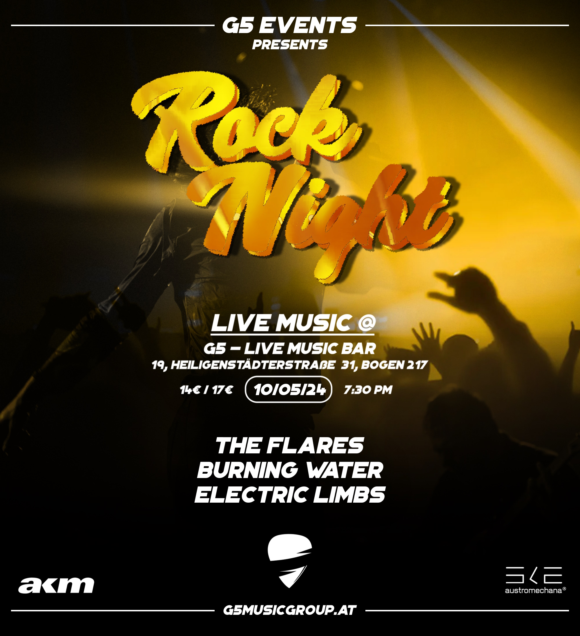 Rock Night am 10. May 2024 @ G5 Live-Music-Bar.