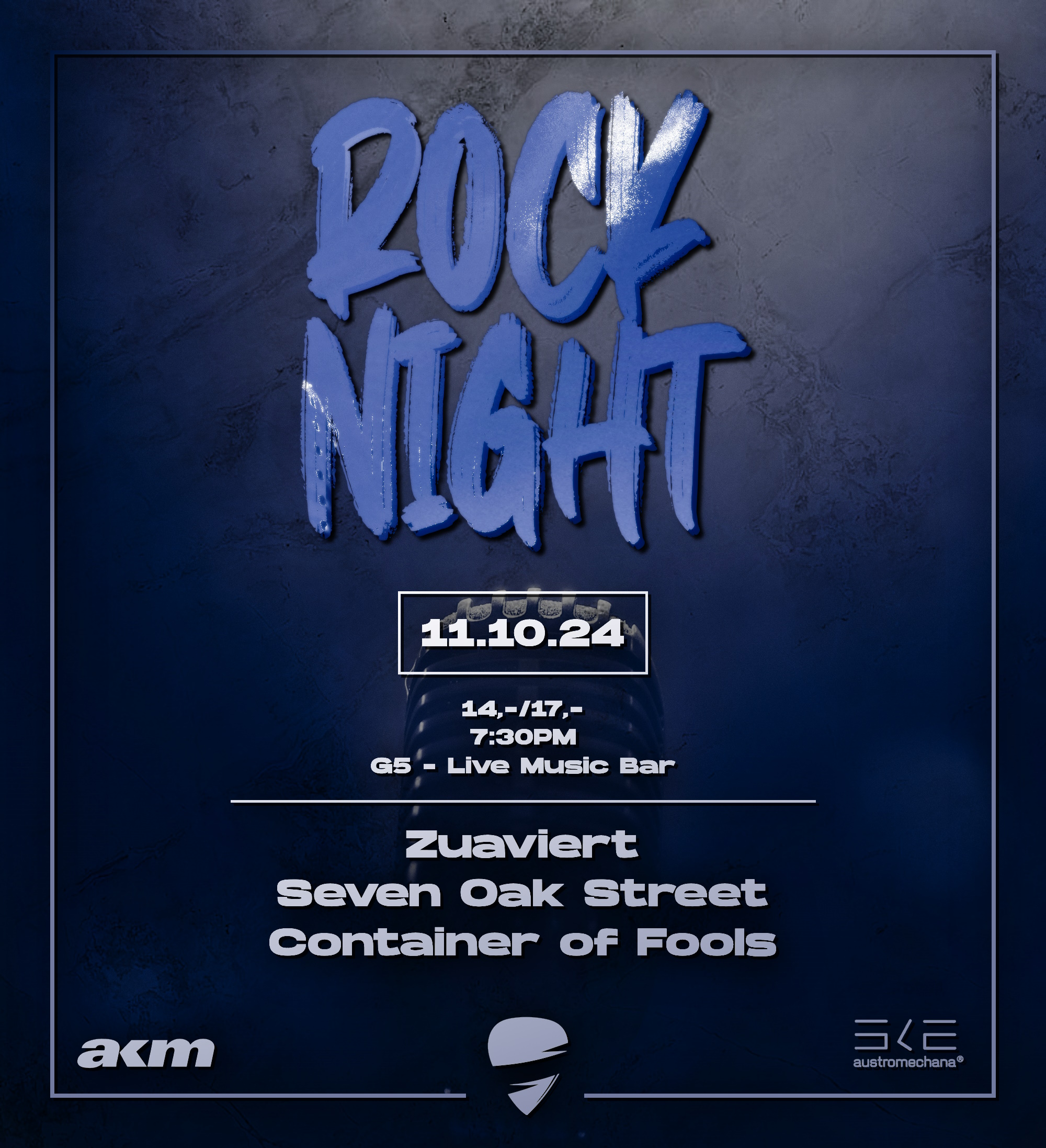 Rock Night @ G5 Bar am 11. October 2024 @ G5 Live-Music-Bar. Rock Night @ G5 Bar am 11. October 2024 @ G5 Live-Music-Bar.