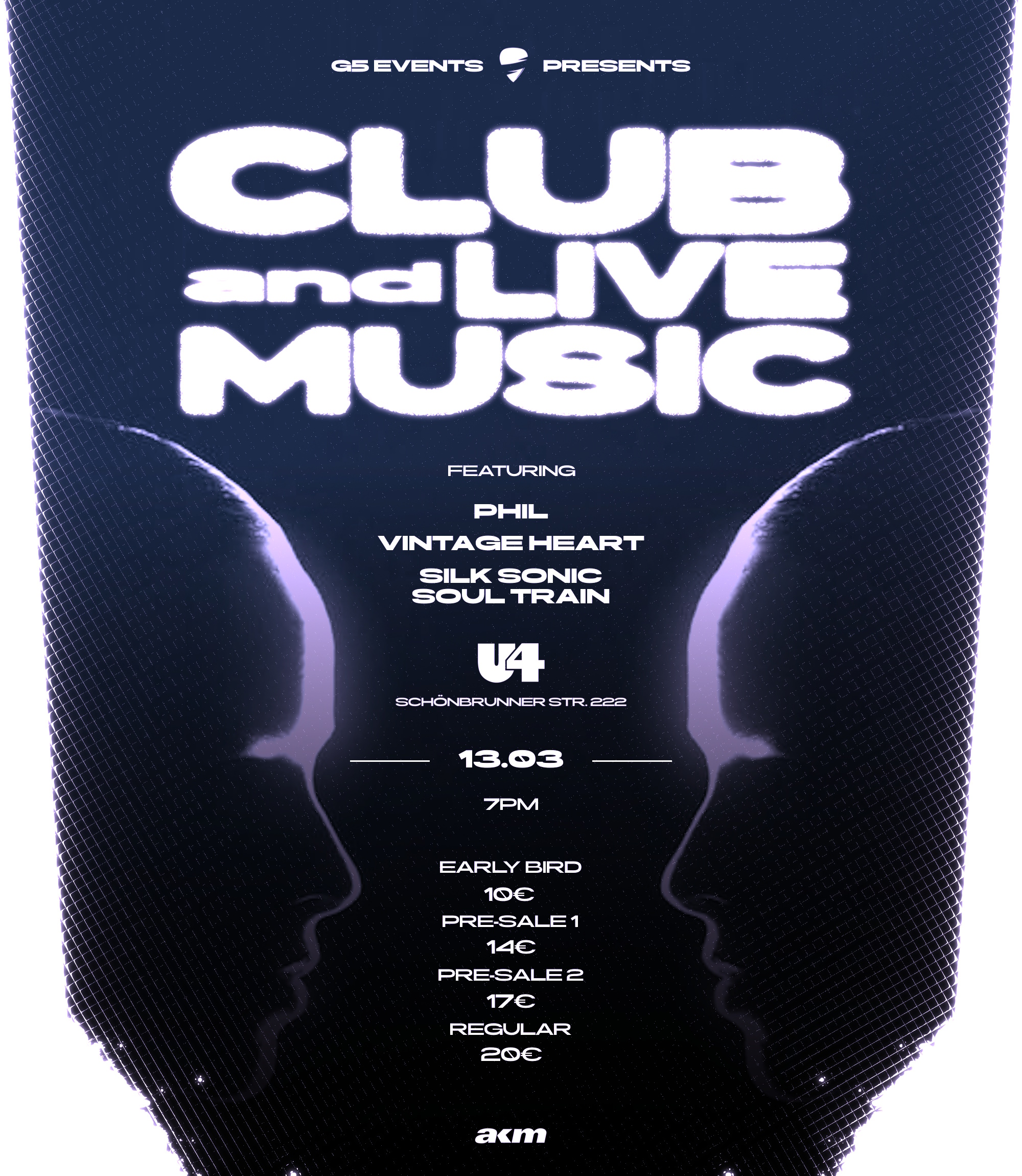 Club & Livemusic @ U4 am 13. March 2026 @ U4 Vienna.