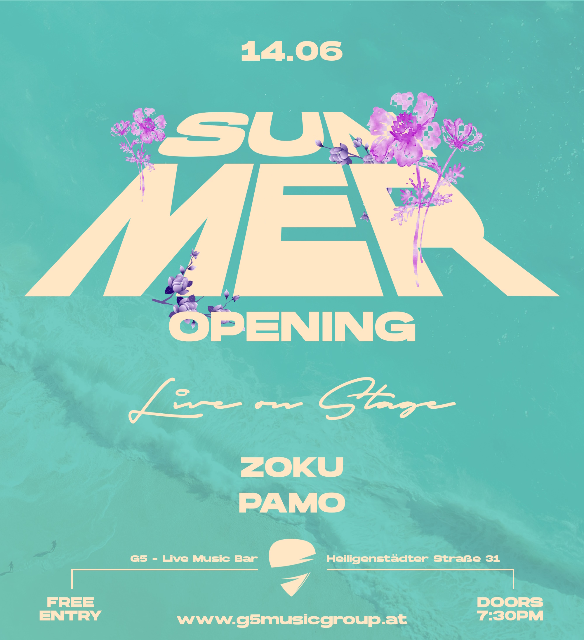 Summer Opening am 14. June 2024 @ G5 Live-Music-Bar. Summer Opening am 14. June 2024 @ G5 Live-Music-Bar.