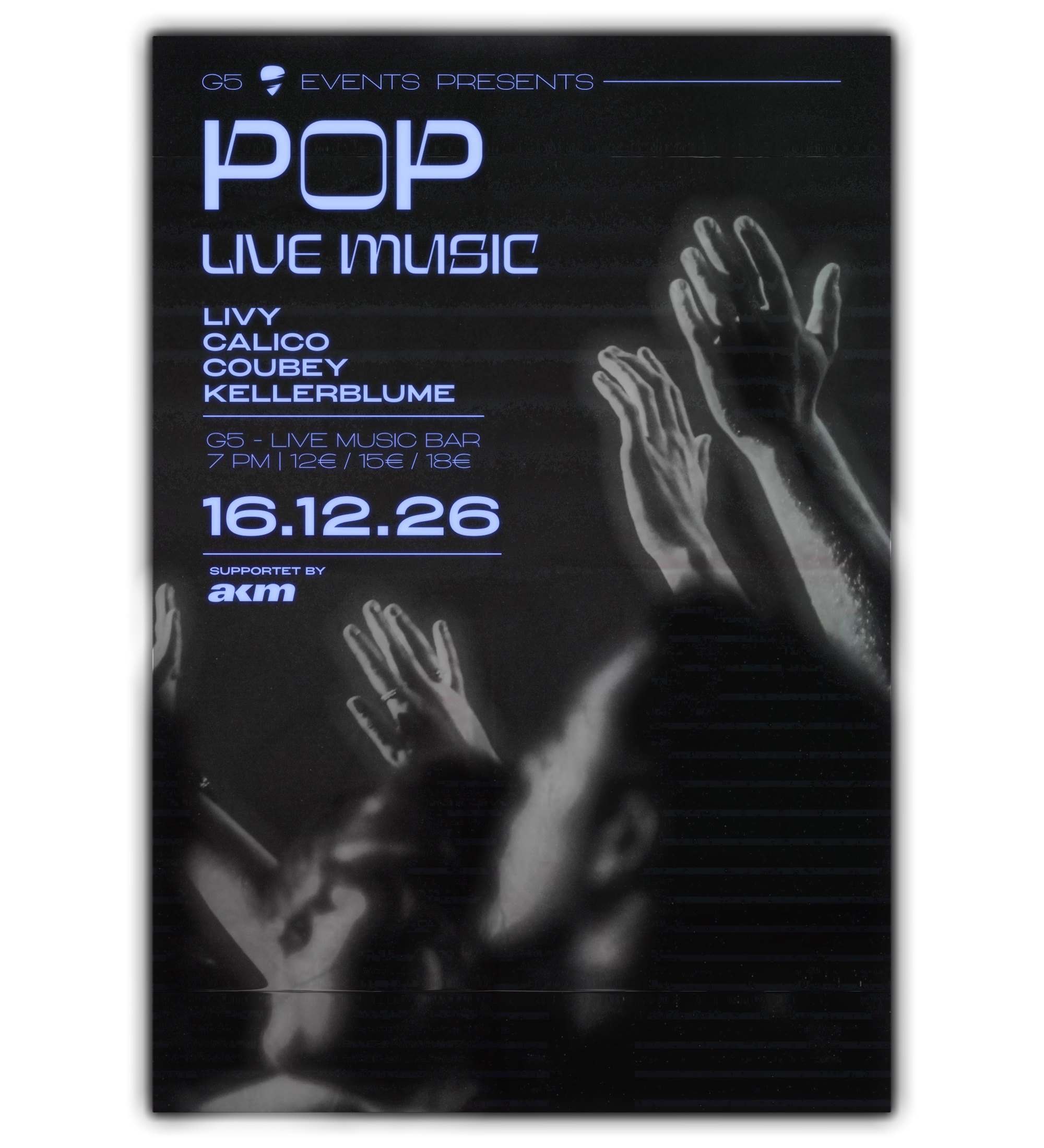 Pop Night am 16. December 2026 @ G5 Live-Music-Bar.