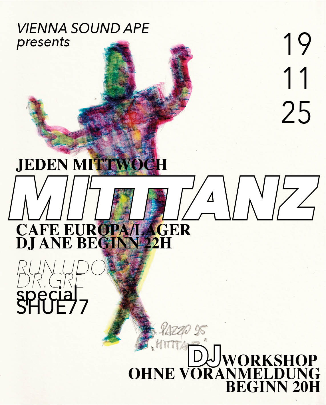 dj workshop am 19. November 2025 @ Cafe Europa.