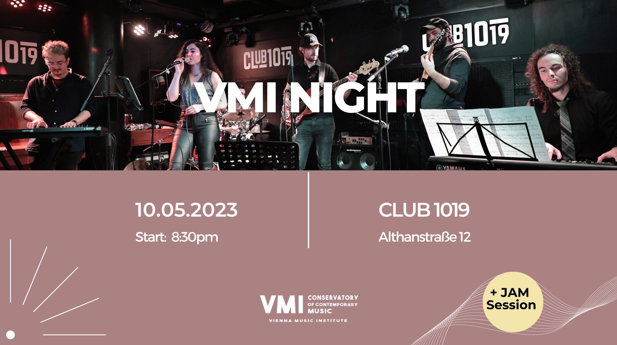 VMI Night am 10. May 2023 @ 1019 Jazzclub. VMI Night am 10. May 2023 @ 1019 Jazzclub.