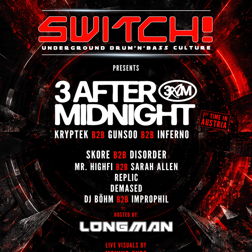 Switch! presents 3 After Midnight