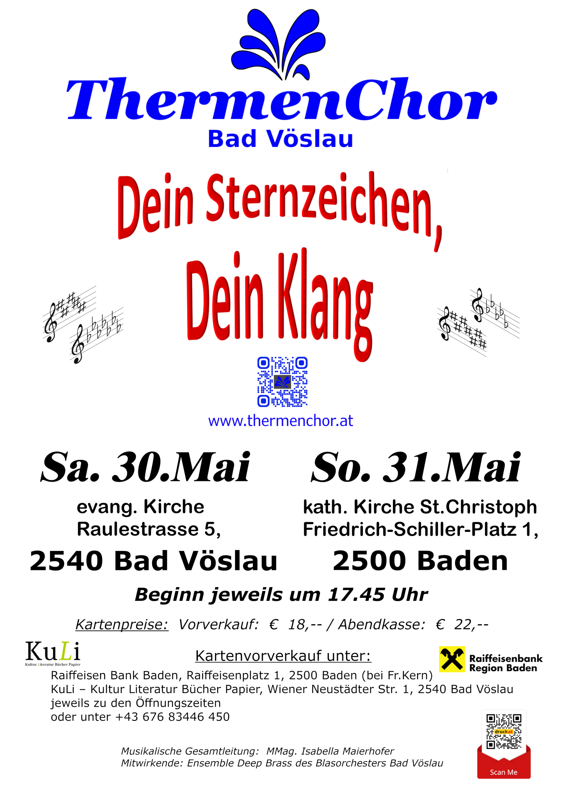 Dein Sternzeichen, Dein Klang. am 31. May 2026 @ kath. Kirche St. Christoph.