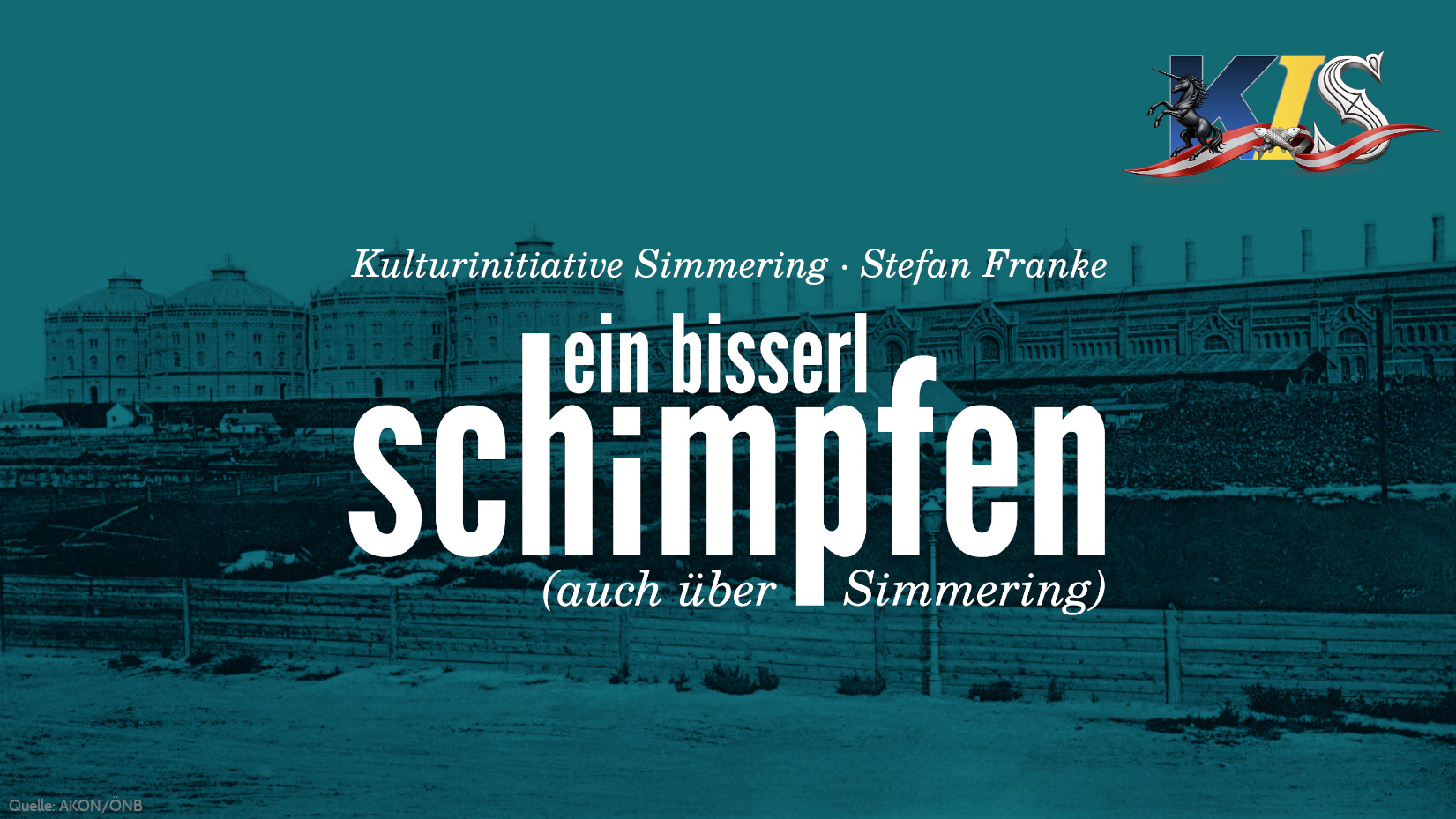 Stefan Franke „Ein bisserl schimpfen (auch über Simmering)“ am 1. October 2026 @ Magistratisches Bezirksamt 11. Bezirk.