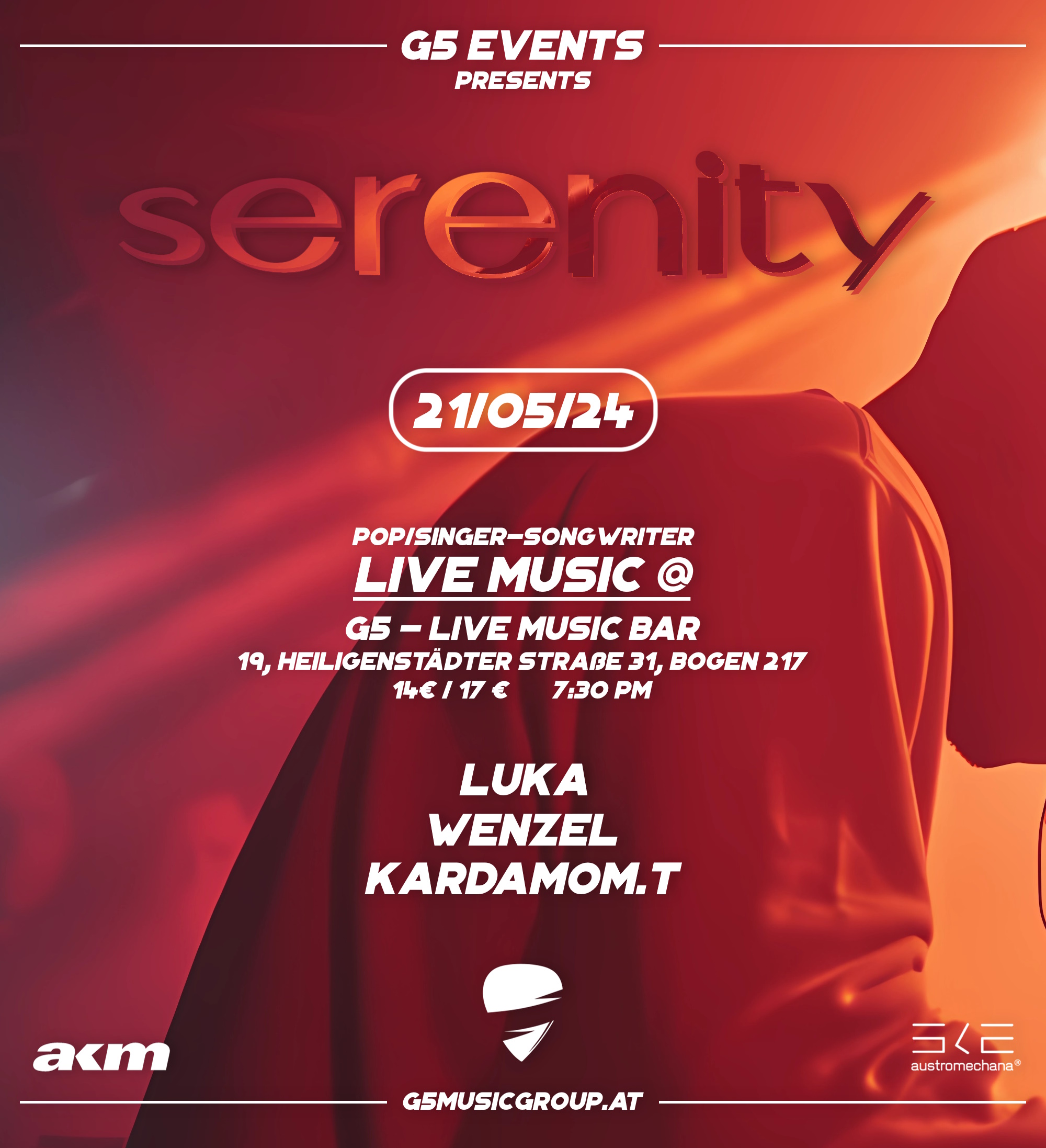 Serenity am 21. May 2024 @ G5 Live-Music-Bar.