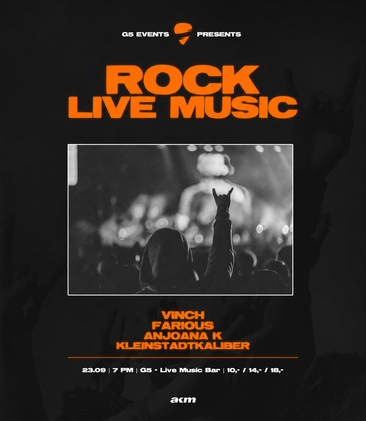 Rock Night @ G5 Bar am 23. September 2026 @ G5 Live-Music-Bar.
