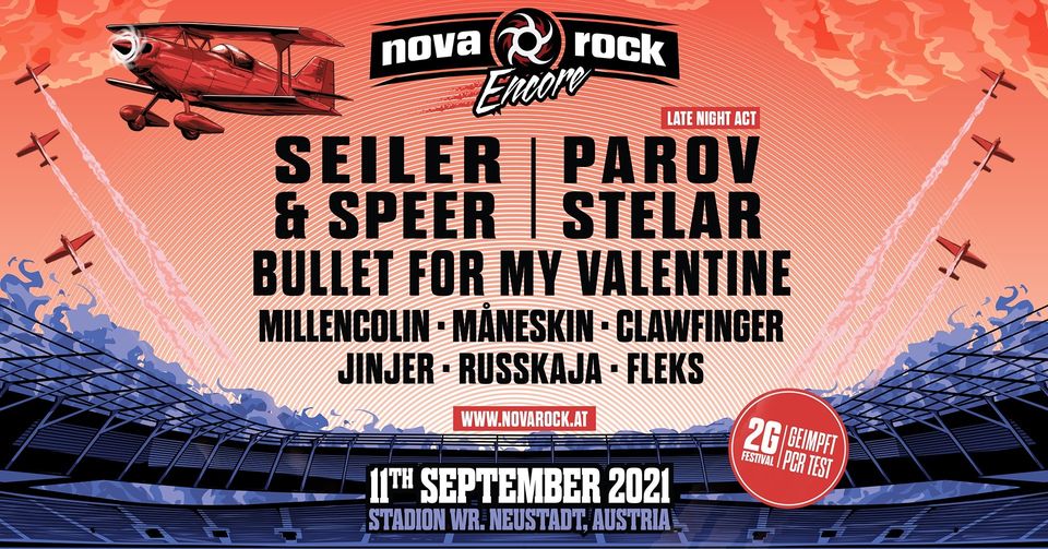Nova Rock Encore am 11. September 2021 @ Arena Nova.