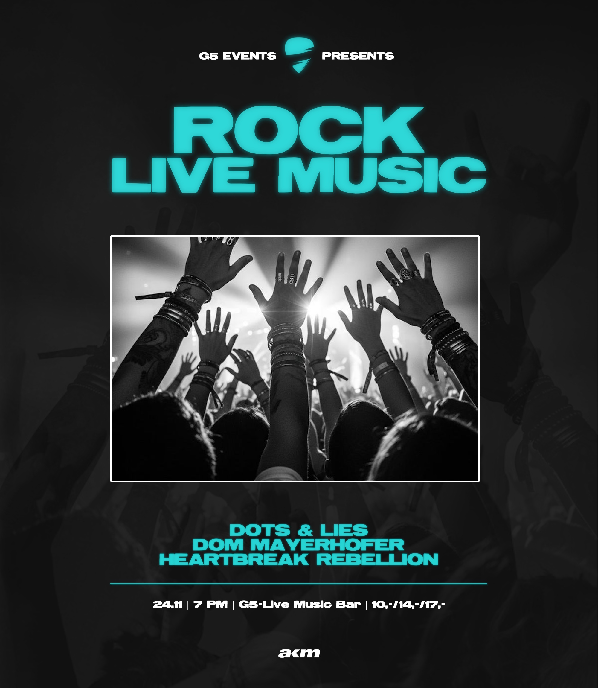 Rock Night am 24. November 2026 @ G5 Live-Music-Bar.