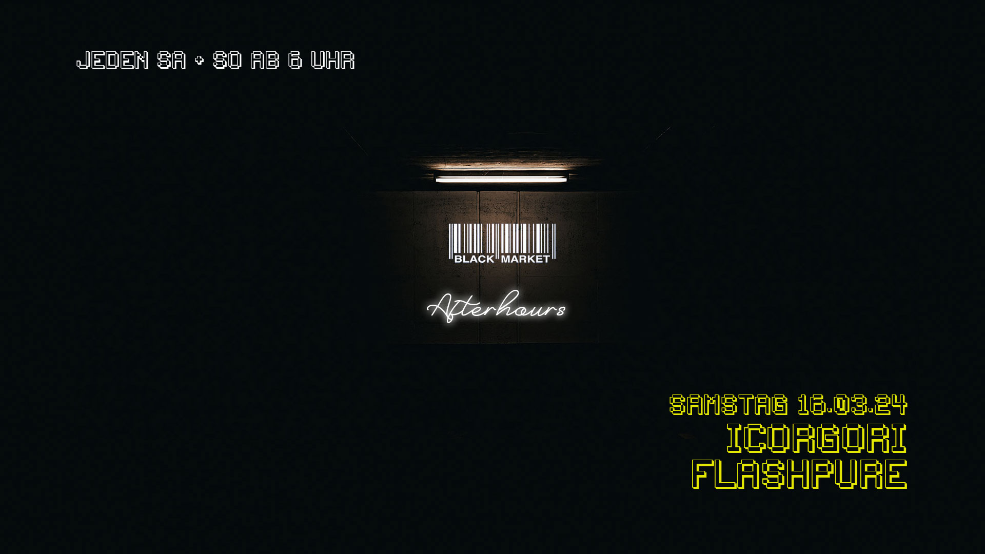 AFTERHOUR am 16. March 2024 @ Black Market. AFTERHOUR am 16. March 2024 @ Black Market.
