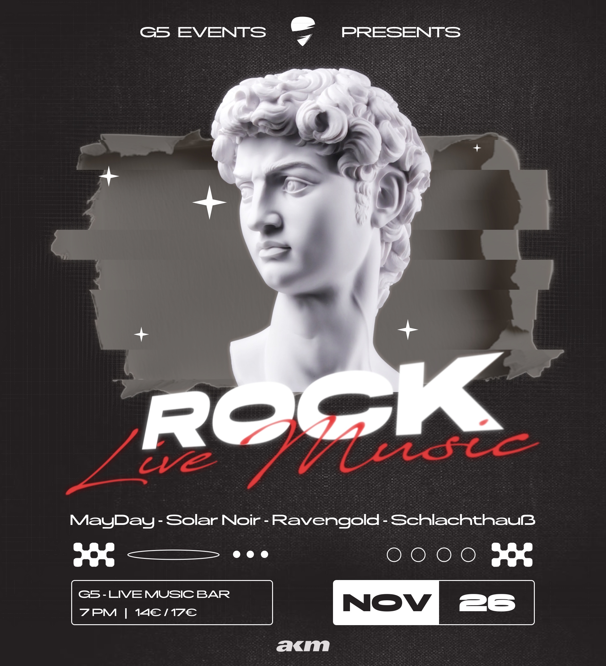 Rock Night @ G5 Bar am 26. November 2025 @ G5 Live-Music-Bar. Rock Night @ G5 Bar am 26. November 2025 @ G5 Live-Music-Bar.