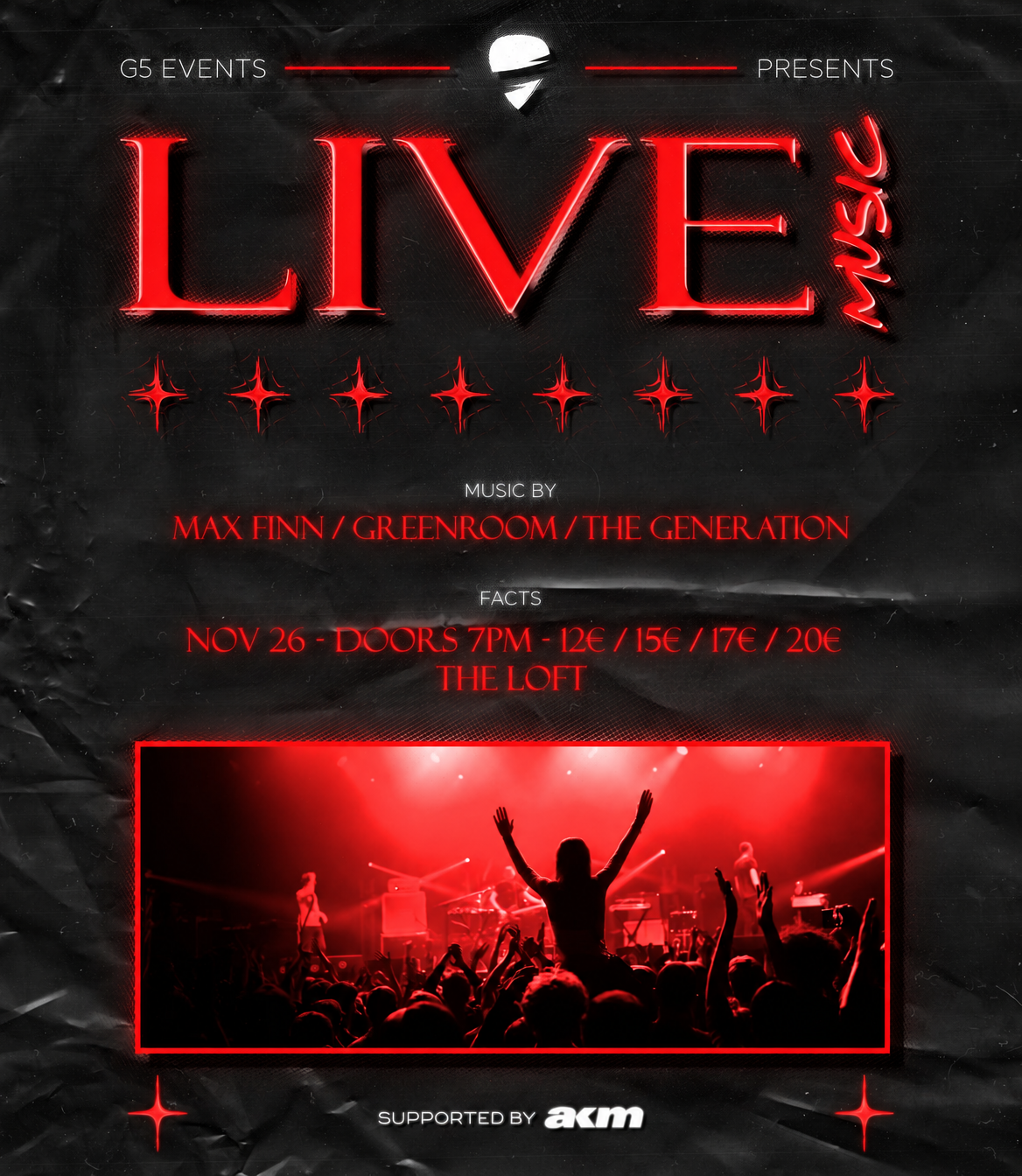 Live @ The Loft am 26. November 2026 @ The Loft.