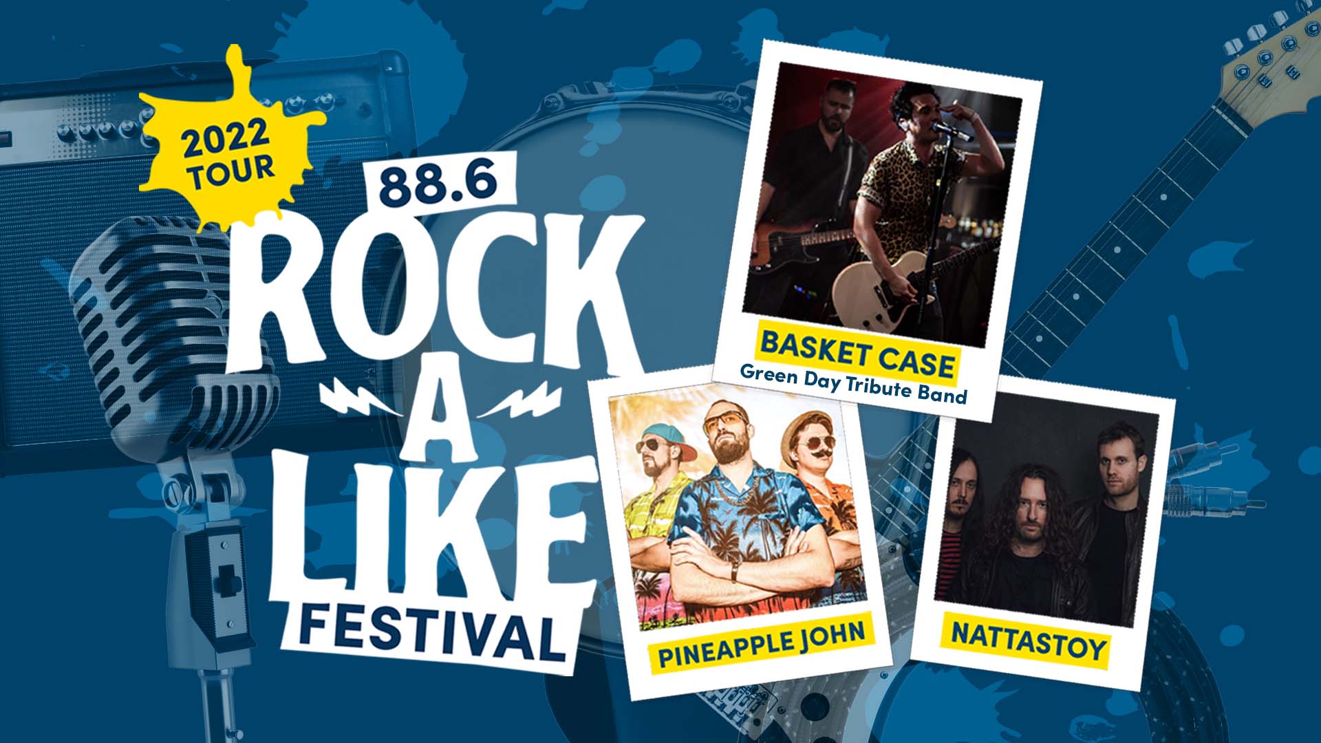 88.6 Rock-A-Like Festival Tour | Green Day Special am 19. March 2022 @ Szene Wien. 88.6 Rock-A-Like Festival Tour | Green Day Special am 19. March 2022 @ Szene Wien.
