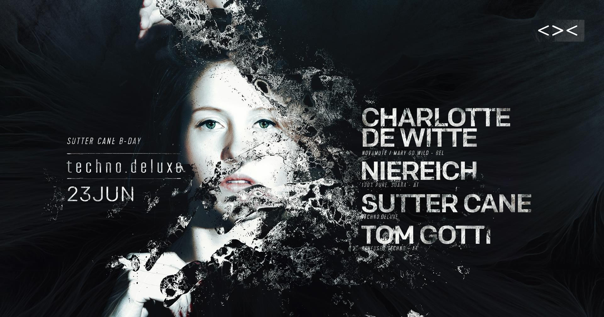 Techno.Deluxe w/ Charlotte de Witte am 23. June 2018 @ Grelle Forelle. Techno.Deluxe w/ Charlotte de Witte am 23. June 2018 @ Grelle Forelle.