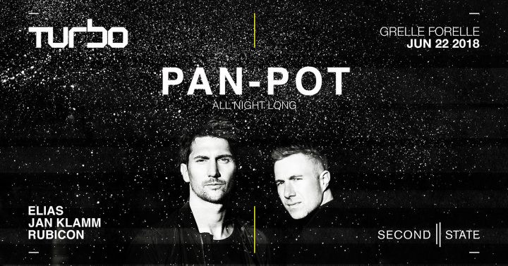 Pan-Pot All Night Long | TURBO am 22. June 2018 @ Grelle Forelle. Pan-Pot All Night Long | TURBO am 22. June 2018 @ Grelle Forelle.