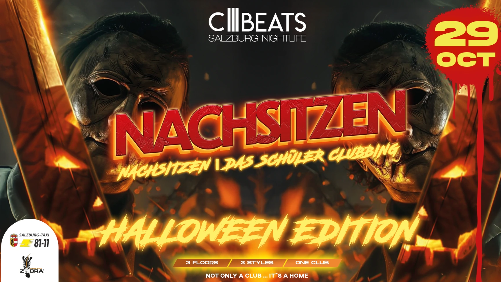 Nachsitzen | Das Schüler Clubbing | Halloween Edition am 29. October 2026 @ City Beats.