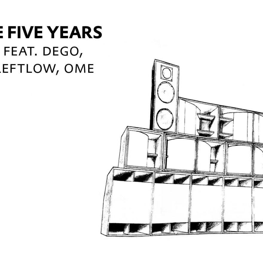 Basstrace FIVE YEARS /w Vivek feat Dego, Foamplate, Leftlow, OME