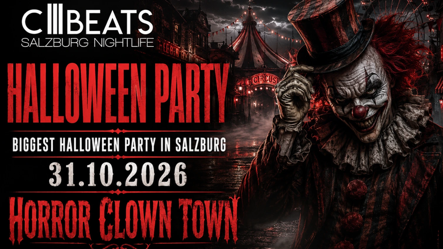 Halloween am 31. October 2026 @ City Beats.