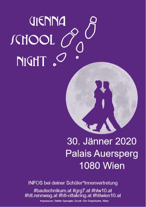 Vienna School Night 2020 am 30. January 2020 @ Palais Auersperg.