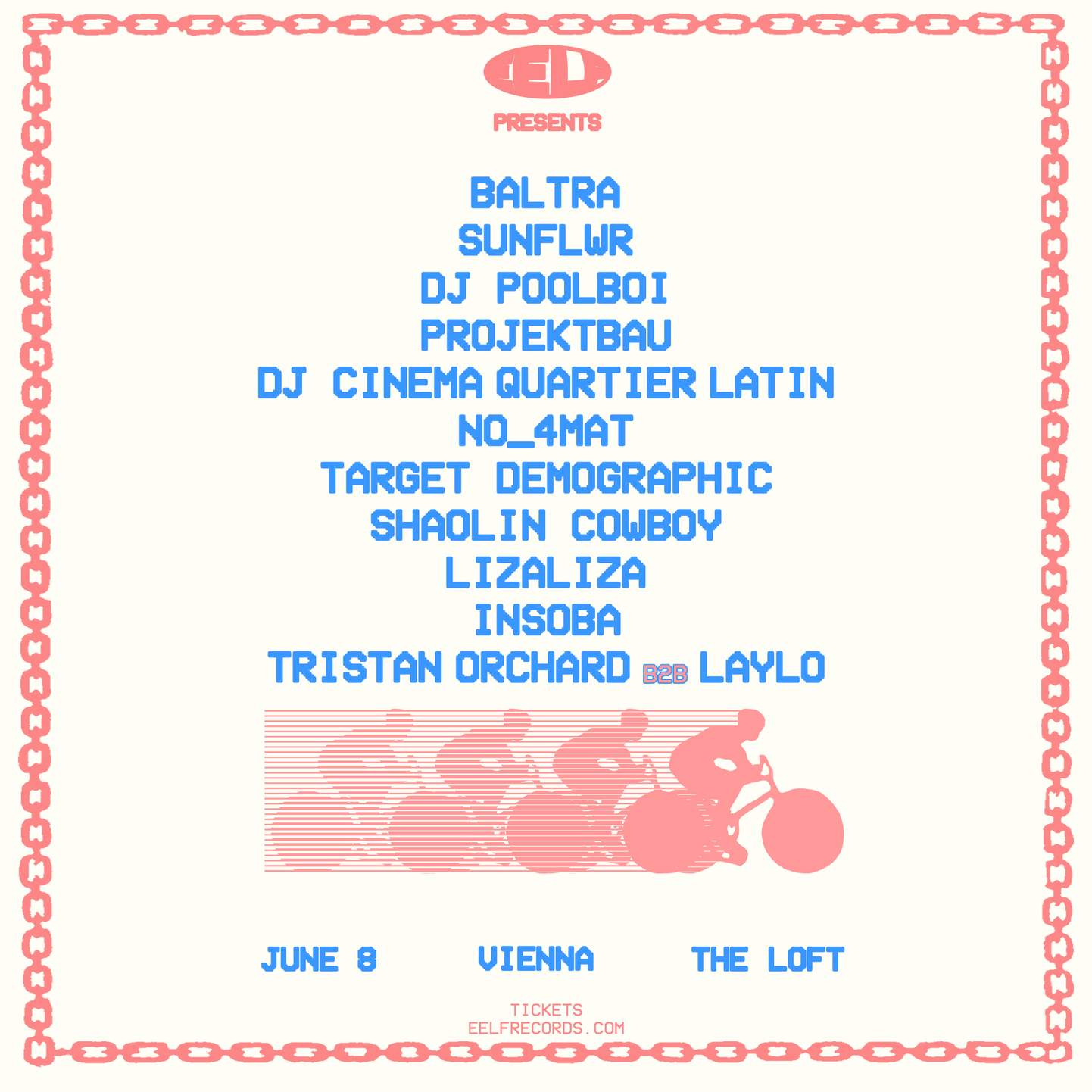 EELF Presents Vienna am 8. June 2025 @ The Loft. EELF Presents Vienna am 8. June 2025 @ The Loft.