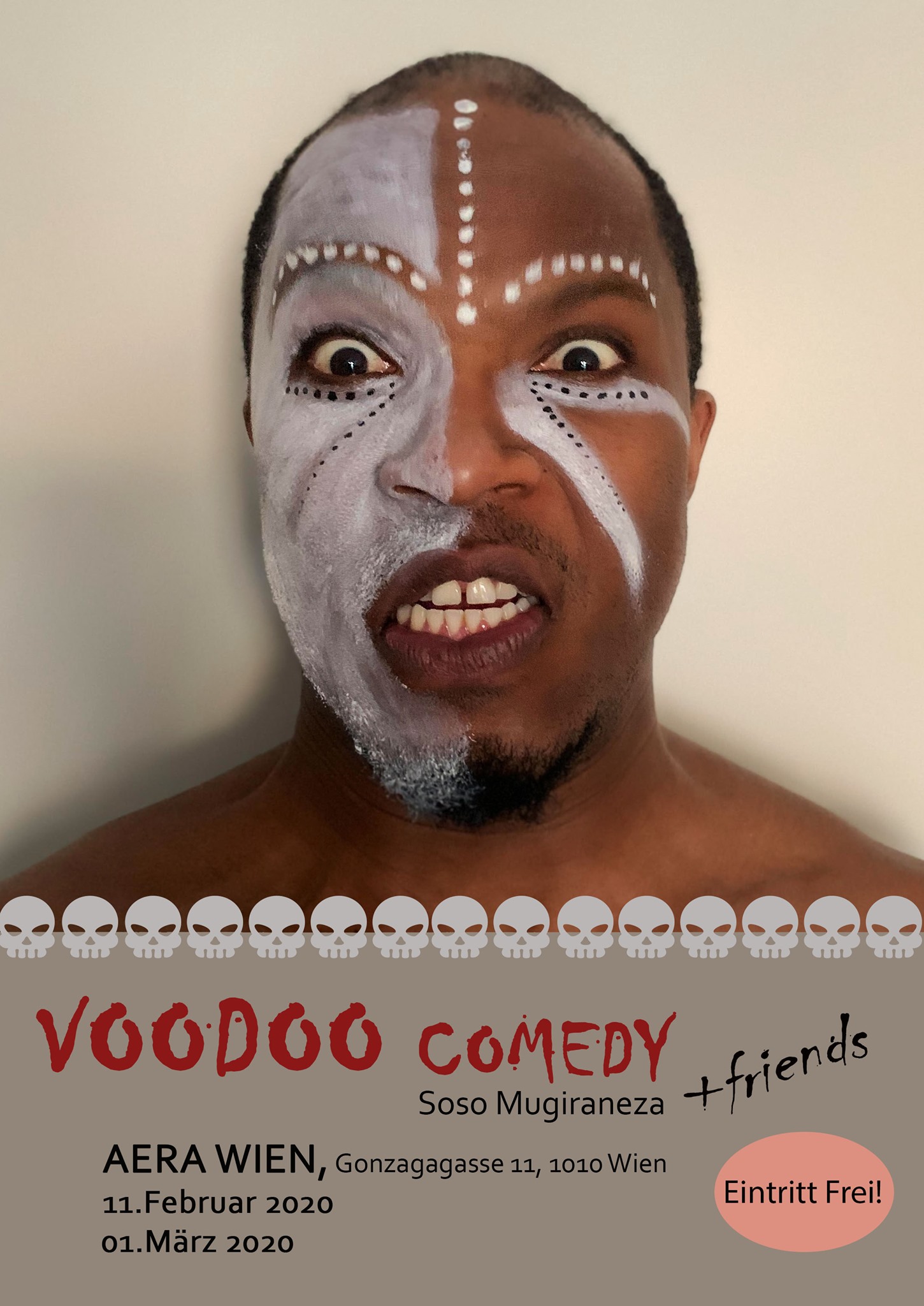 Voodoo Comedy am 11. February 2020 @ Aera.