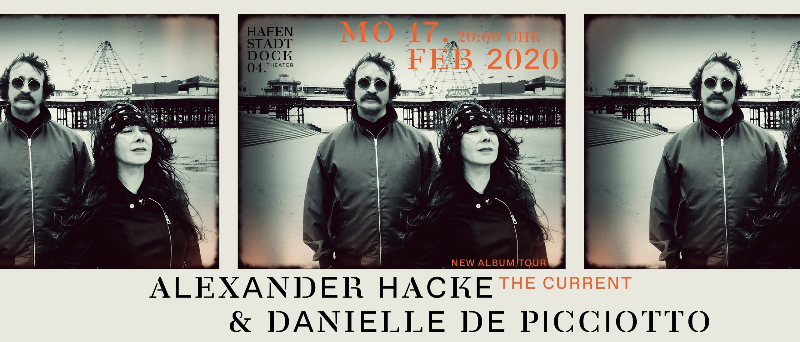 Alexander Hacke & Danielle De Picciotto LIVE am 17. February 2020 @ Hafenstadt Urban Area.