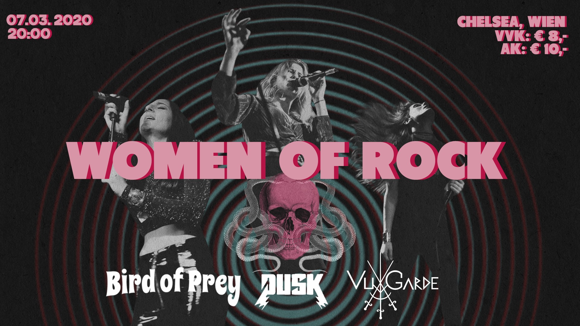 WOMEN OF ROCK am 7. March 2020 @ Chelsea. WOMEN OF ROCK am 7. March 2020 @ Chelsea.