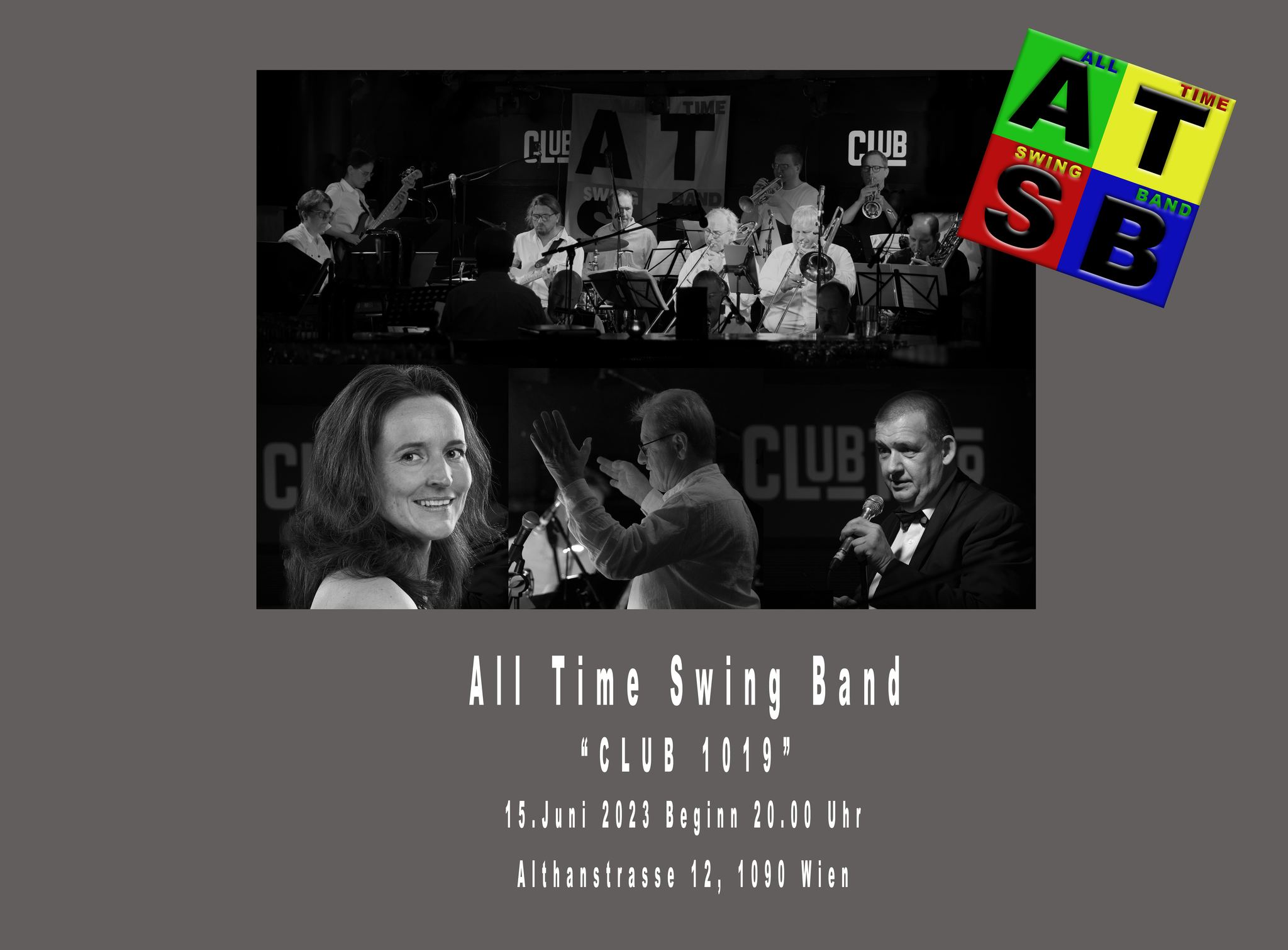 All Time Swing Band feat. Hedwig Schmidhuber und Wolfgang Hufnagl am 15. June 2023 @ Club 1019.