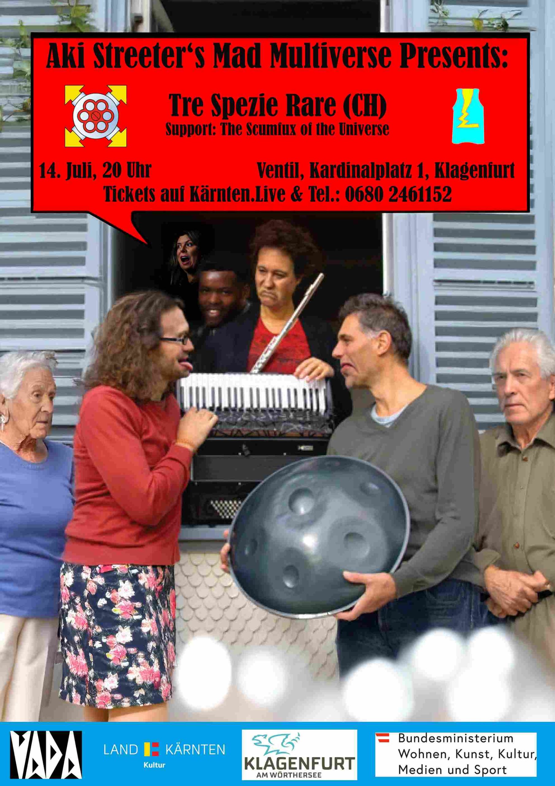 Aki Streeter's Mad Multiverse IV. am 14. July 2025 @ Ventil. Aki Streeter's Mad Multiverse IV. am 14. July 2025 @ Ventil.