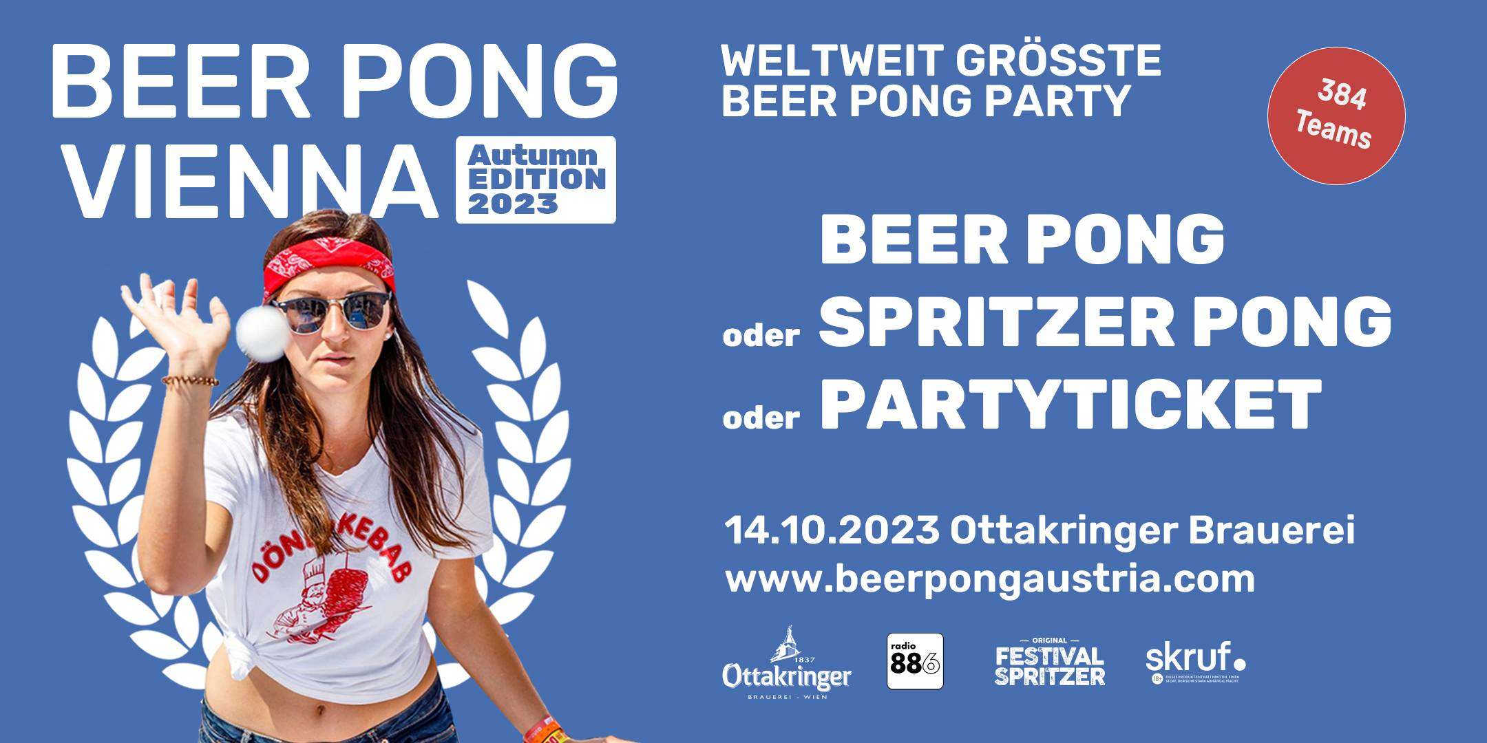 Beer Pong Vienna 2023 Autumn Edition am 14. October 2023 @ Ottakringer Brauerei. Beer Pong Vienna 2023 Autumn Edition am 14. October 2023 @ Ottakringer Brauerei.