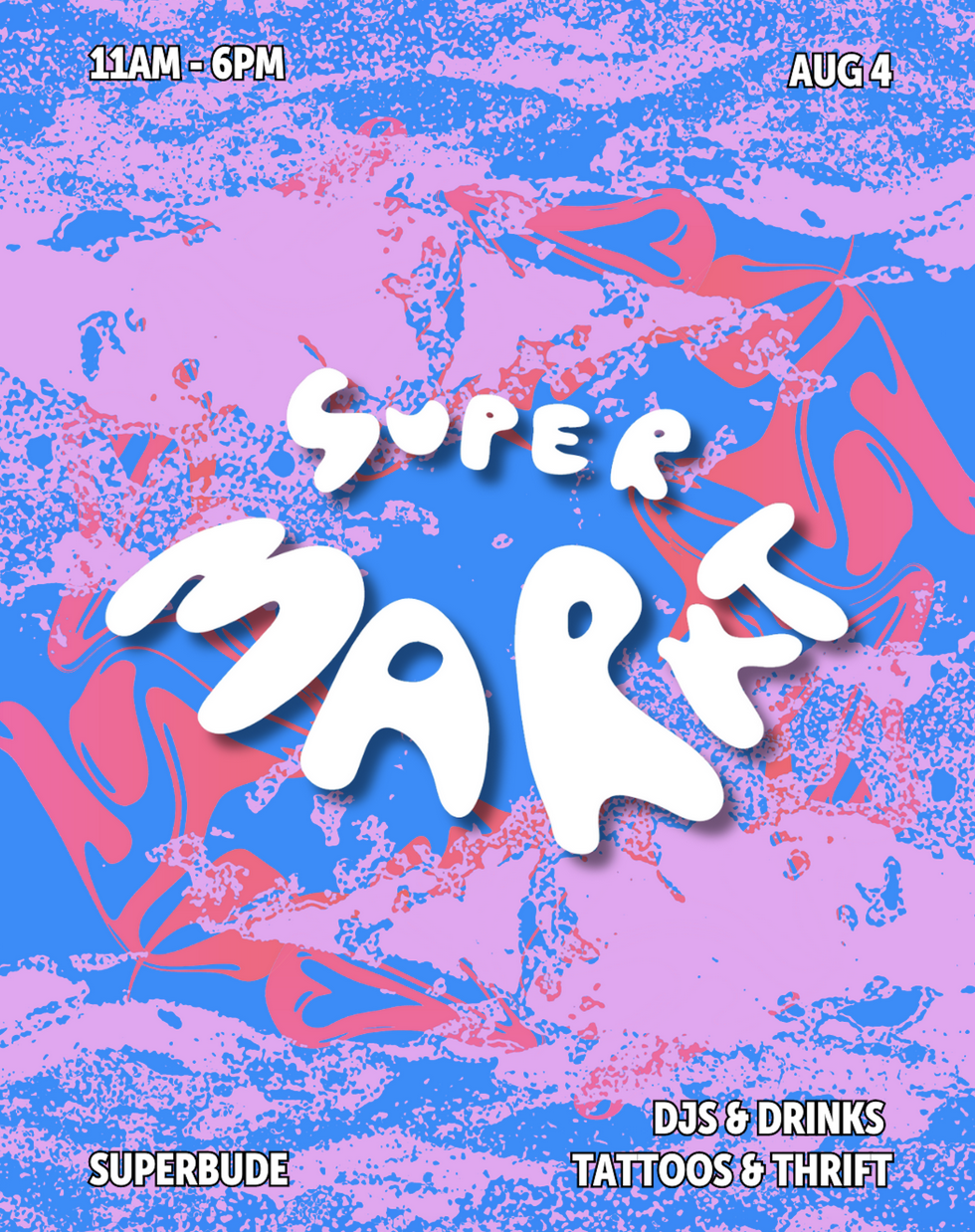 SUPERMARKT am 4. August 2024 @ Superbude. SUPERMARKT am 4. August 2024 @ Superbude.