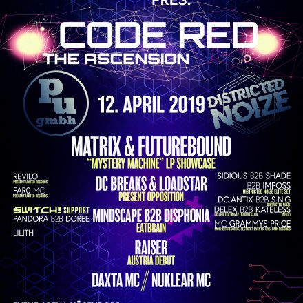 Present United X Districted Noize pres. Code Red The Ascension