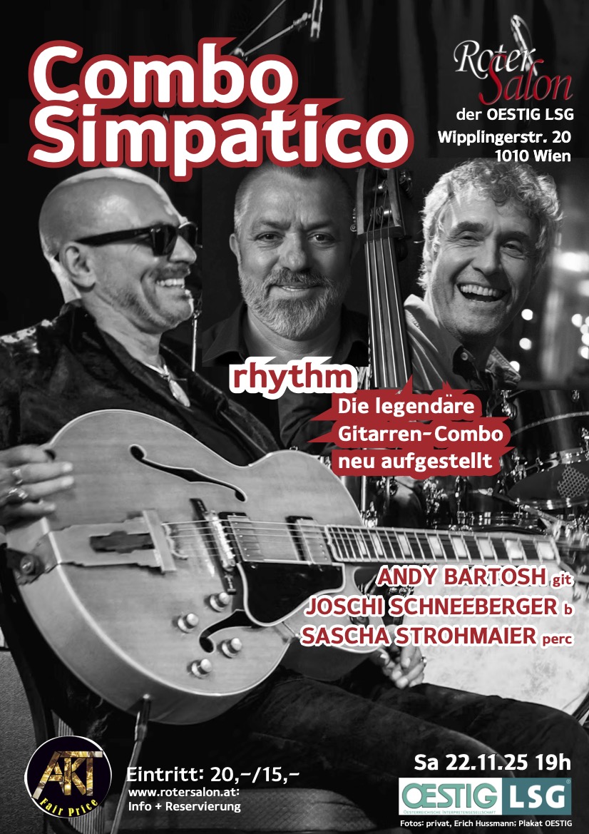 Combo Simpatico am 22. November 2025 @ Roter Salon der OESTIG LSG.