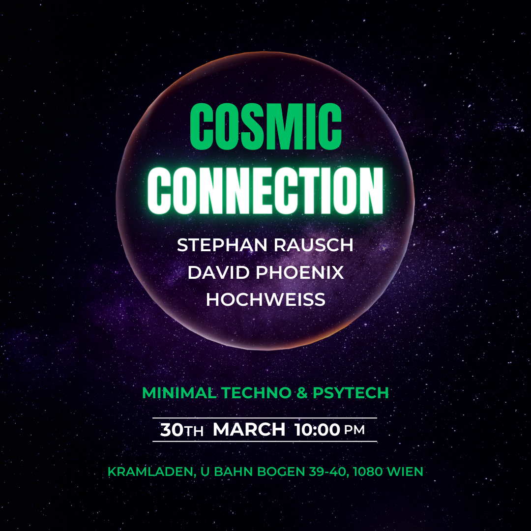 Cosmic Connection am 30. March 2023 @ Kramladen. Cosmic Connection am 30. March 2023 @ Kramladen.